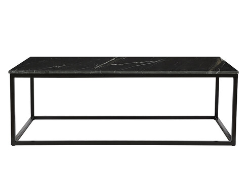 Diivanilaud MARBLE must, 120x60xH40 cm