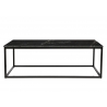 Diivanilaud MARBLE must, 120x60xH40 cm