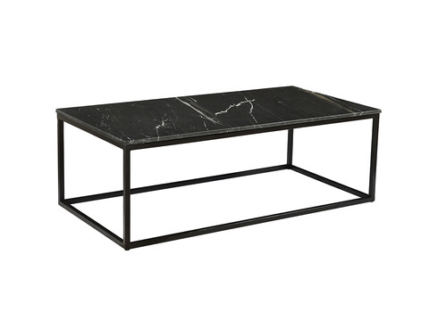 Diivanilaud MARBLE must, 120x60xH40 cm