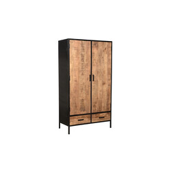 Kapp STURDY must / naturaalne pruun, 100x40xH170 cm