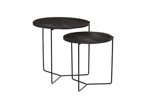 Diivanilaudade komplekt MASON must, 2 tk