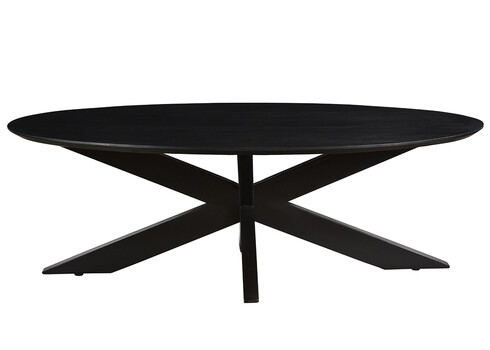 Diivanilaud OSLO must, 130x70xH40 cm