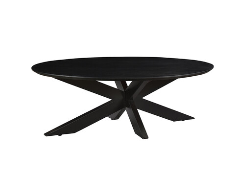 Diivanilaud OSLO must, 130x70xH40 cm