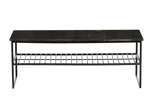 Diivanilaud DIAN must, 90x40xH55 cm