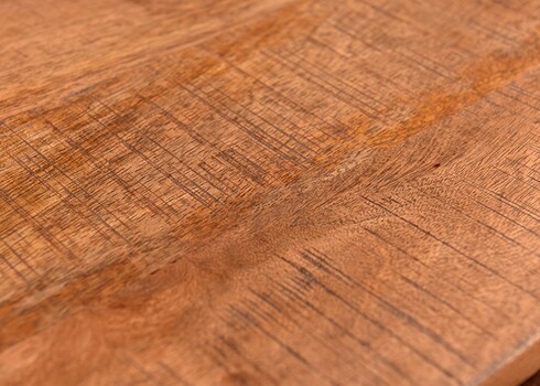 Kummut VALDEZ naturaalne puit / must, 150x40xH80 cm