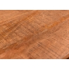 Kummut VALDEZ naturaalne puit / must, 150x40xH80 cm