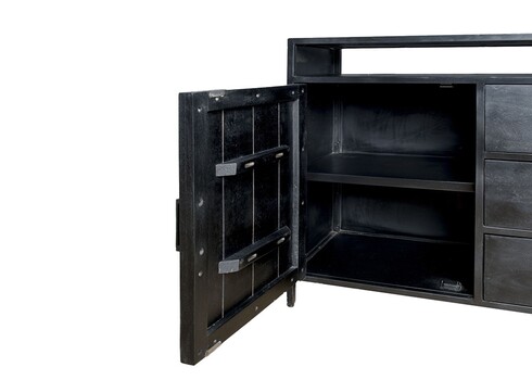 Kummut KALA must, 150x40xH85 cm