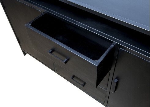 Kummut KALA must, 150x40xH85 cm