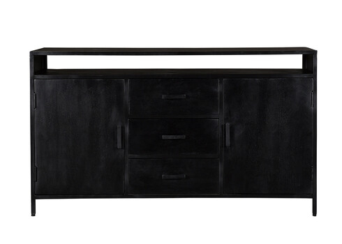 Kummut KALA must, 150x40xH85 cm