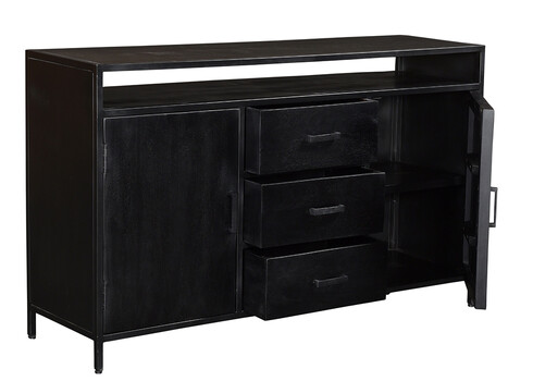 Kummut KALA must, 150x40xH85 cm