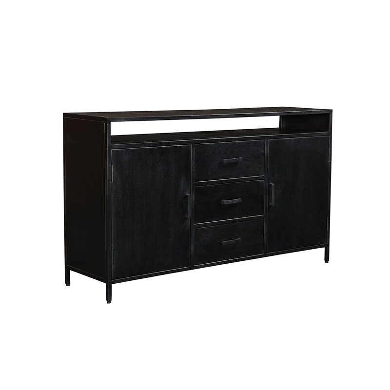 Kummut KALA must, 150x40xH85 cm