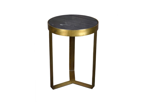 Abilaud GLENNIS must / kuld, 40x40xH55 cm