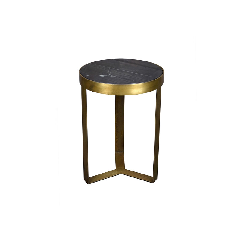 Abilaud GLENNIS must / kuld, 40x40xH55 cm