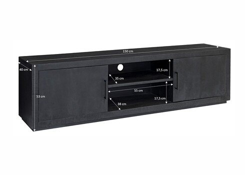 Tv-alus JAXX must, 150x40xH53 cm