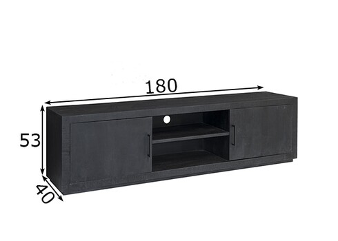 Tv-alus JAXX must, 180x40xH53 cm