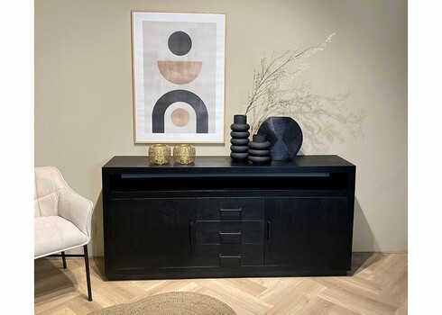 Kummut JAXX must, 180x40xH85 cm