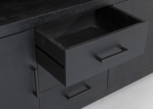 Kummut JAXX must, 180x40xH85 cm