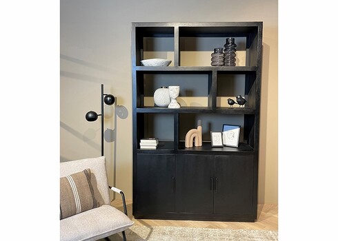 Kapp-riiul JAXX must, 145x50xH230 cm