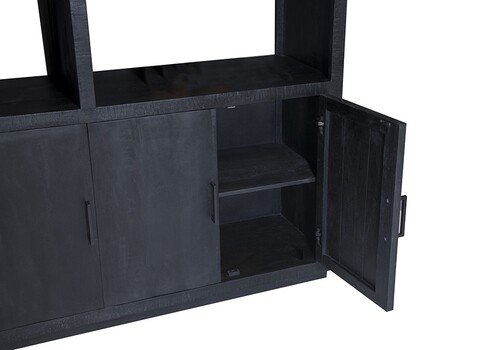 Kapp-riiul JAXX must, 145x50xH230 cm