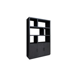 Kapp-riiul JAXX must, 145x50xH230 cm