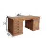 Kirjutuslaud TEAK naturaalne puit, 160x80xH76 cm