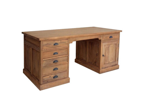 Kirjutuslaud TEAK naturaalne puit, 160x80xH76 cm