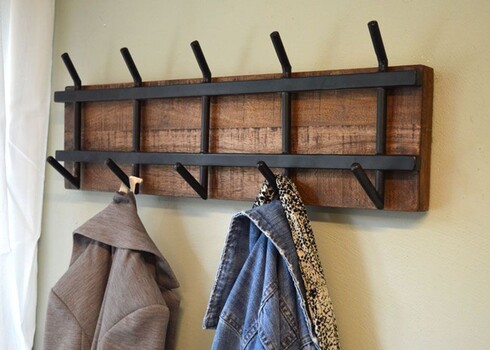 Nagi GABI naturaalne puit / must, 70x13xH25 cm