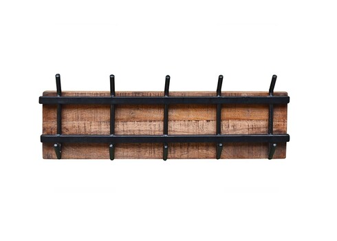 Nagi GABI naturaalne puit / must, 70x13xH25 cm