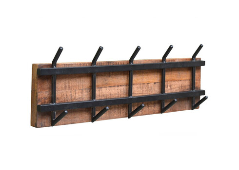 Nagi GABI naturaalne puit / must, 70x13xH25 cm