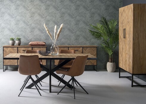 Kapp ACCENT naturaalne puit / must, 105x40xH200 cm