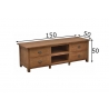 Tv-alus DAISY naturaalne puit, 110x40xH50 cm