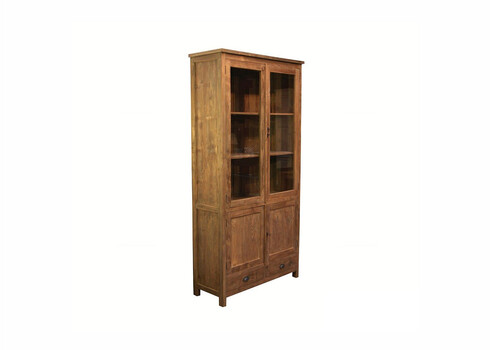 Vitriinkapp CIPO naturaalne puit, 110x40xH210 cm