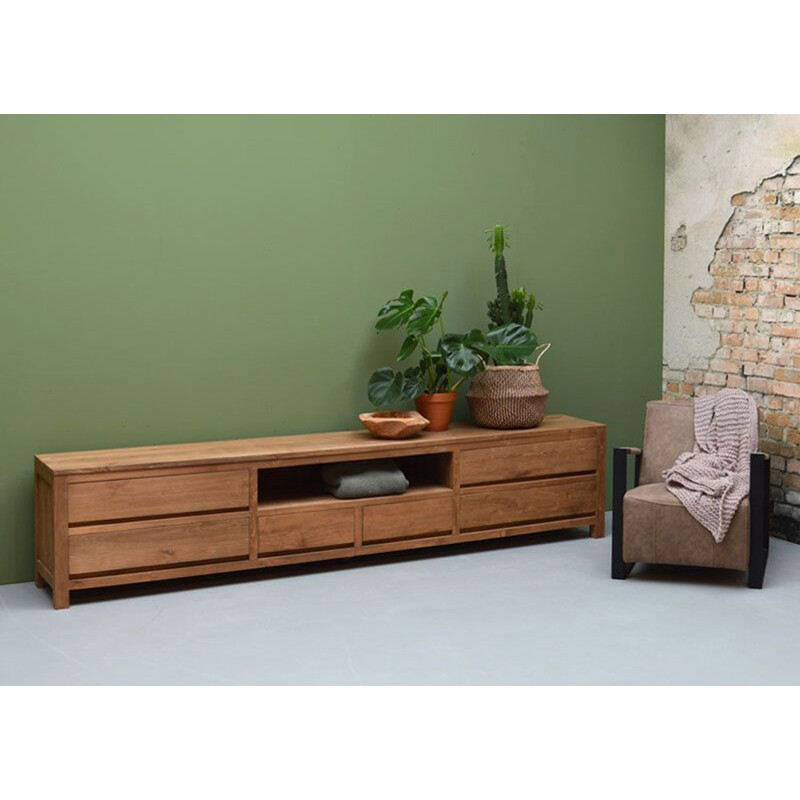 Tv-alus INAL naturaalne puit, 280x45xH60 cm