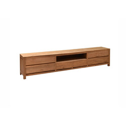 Tv-alus INAL naturaalne puit, 280x45xH60 cm