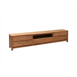 Tv-alus INAL naturaalne puit, 240x45xH60 cm