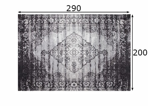 Vaip KELLY must, 290x200 cm