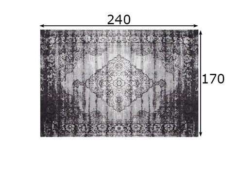 Vaip SIMON antratsiit, 240x170 cm