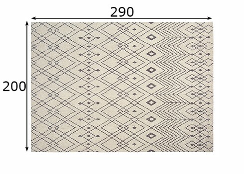 Vaip EDWARD beež, 290x200 cm