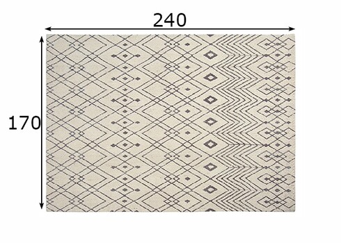 Vaip EDWARD beež, 240x170 cm