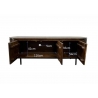 Kummut NOOR pruun / must, 170x43xH56 cm