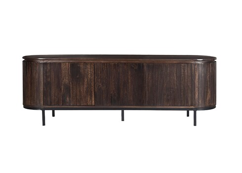 Kummut NOOR pruun / must, 170x43xH56 cm