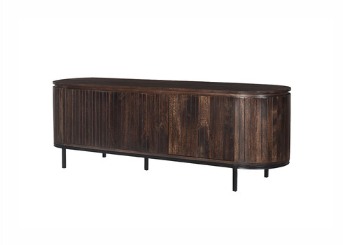 Kummut NOOR pruun / must, 170x43xH56 cm