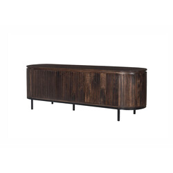 Kummut NOOR pruun / must, 170x43xH56 cm