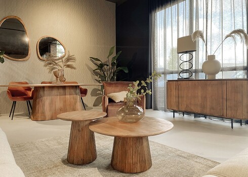 Diivanilaud SALVATOR pruun, 50x50xH46 cm