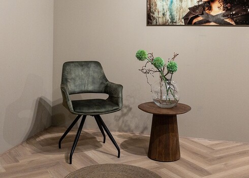 Diivanilaud SALVATOR pruun, 50x50xH46 cm