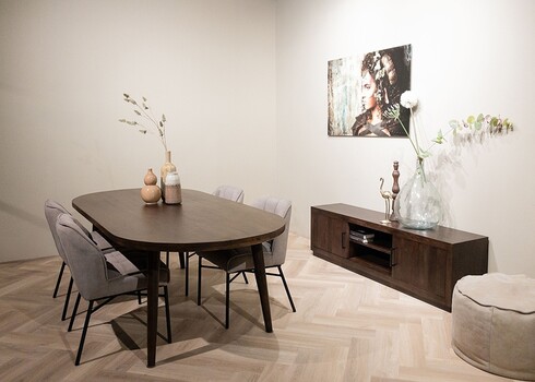 Tv-alus JAXX pruun, 180x40xH53 cm