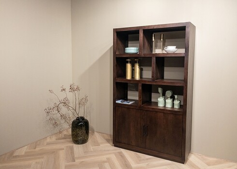 Kapp-riiul JAXX tumepruun, 120x45xH200 cm