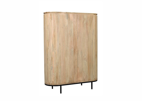 Kapp NOOR helepruun / must, 115x43xH151 cm