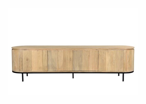 Tv-alus NOOR helepruun / must, 210x43xH56 cm