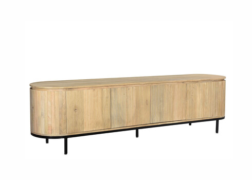 Tv-alus NOOR helepruun / must, 210x43xH56 cm